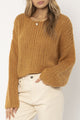 Desert Skies Amber Light Loose Knit Jumper