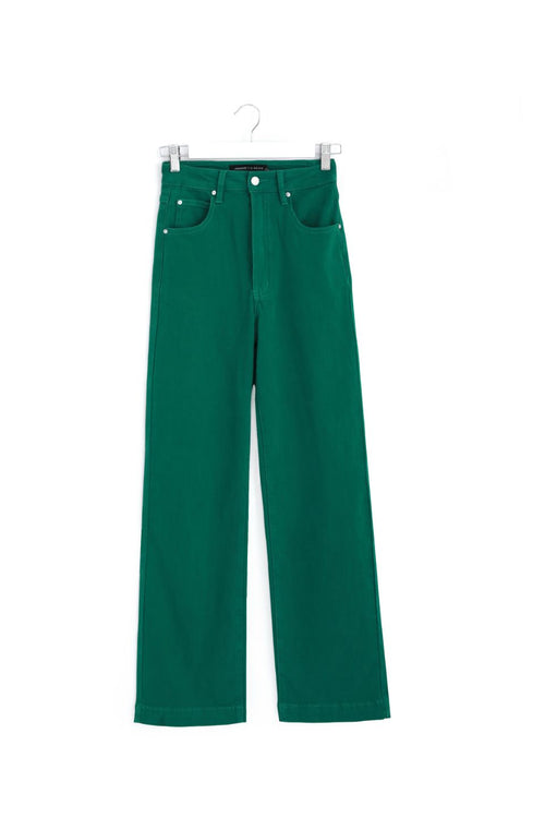 Billie Apple Green Wide Leg Jeans WW Jeans Among the Brave   