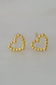 Dotty Love Stud Earrings Gold