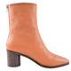 Ethan Toffee Leather Heeled Boot