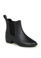 Ellin Black Chelsea Rubber Rainboot