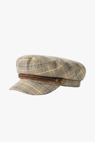 Fiddler Blonde Check Cap ACC Hats Brixton   