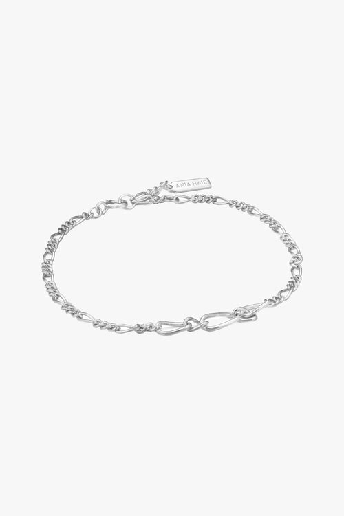 Chain Reaction Fine Silver Chain Bracelet ACC Jewellery Ania Haie   