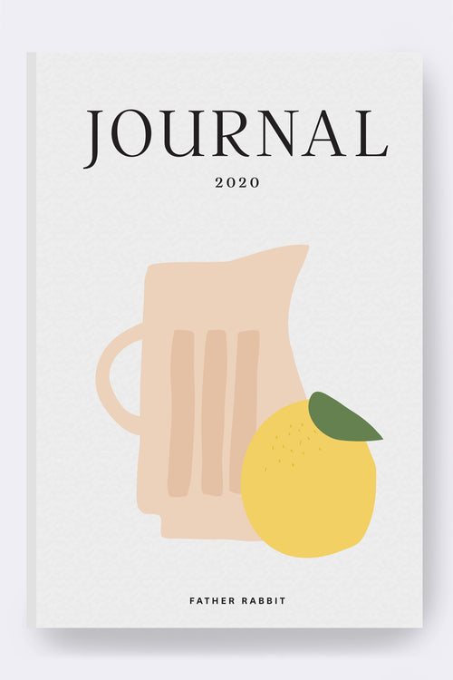 Lemon Weekly 2020 Diary HW Stationery - Journal, Notebook, Planner Father Rabbit   