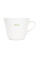 Foodie White Bucket Mug 350ml