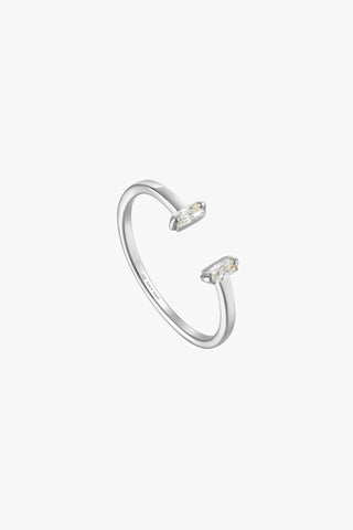 Glow Getter Adjustable Ring Silver ACC Jewellery Ania Haie   