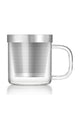 Glass Mug with Stainless Steel Infuser