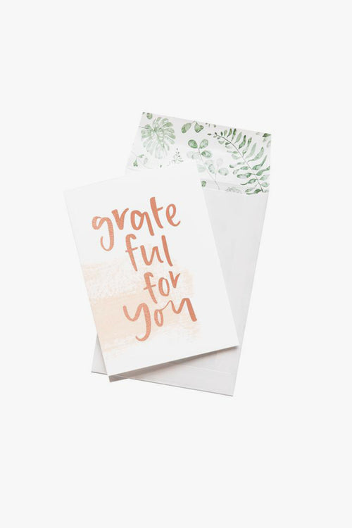 Grateful For You Greeting Card HW Greeting Cards Emma Kate   