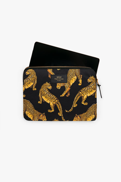 Ipad Sleeve Black Leopard ACC Bags - Wallets+Straps Cosmetic Laptop Ph cases Wouf   