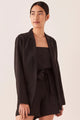 Ivy Cupro Black Blazer