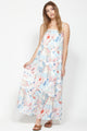 Milestone Strappy Maxi Pale Blue Dress