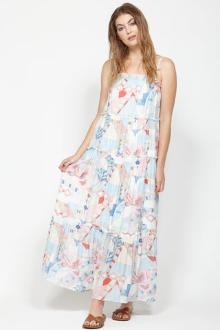 Milestone Strappy Maxi Pale Blue Dress WW Dress Ketz-Ke   