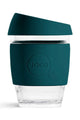 Glass Deep Teal Cup