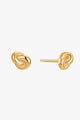 Forget Me Knot 4.3mm Gold Stud EOL Earrings