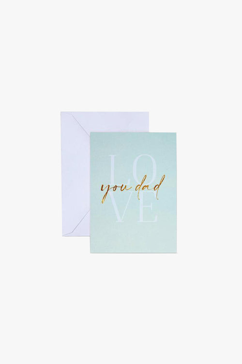 Love You Dad Greeting Card HW Greeting Cards Papier HQ   