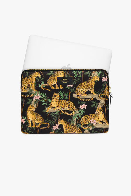 Laptop Sleeve Black Lazy Jungle 13 Inch ACC Bags - Wallets+Straps Cosmetic Laptop Ph cases Wouf   