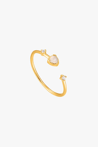 Midnight Adjustable Gold Ring EOL ACC Jewellery Ania Haie   