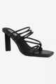 Manuela Strappy Black Heel