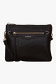 Matilda Black Bubble Crossbody Bag with Front Zip