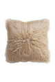 Meru Tibetan Lamb Biscotti Feather Inner 40x40cm Cushion