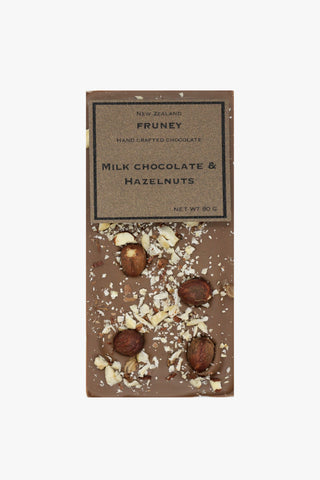 Milk Chocolate + Hazelnut 80g HW Food & Drink Fruney   