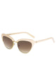 Peggy Nude Pink Brown Gradient Cat Eye Polarised Sunglasses