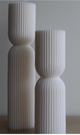 Ivory White Pillar Candle White Candle