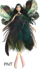 Native Tiki Emerald Fairy 13cm