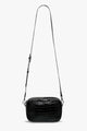 Plunder Black Croc Cross Body Bag