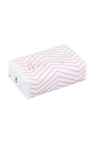 Thank You Pink Chevron Stripe Soap HW Beauty - Skincare, Bodycare, Hair, Nail, Makeup Huxter   