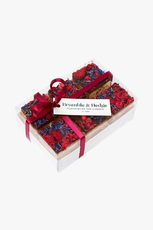 Raspberry + Lemon Nougat with Dark Chocolate Nougat Gift Box 180g HW Food & Drink Bramble + Hedge   