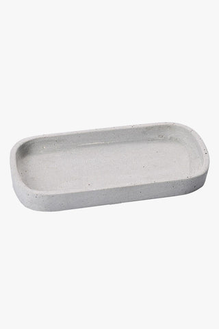 Rectangular Tray - Pale Grey 20X 10cm HW Storage - Stand, Bottle, Box, Basket, Tray Huxter   