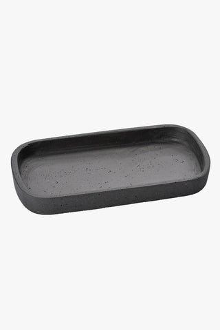 Rectangular Tray - Black 20X 10cm HW Storage - Stand, Bottle, Box, Basket, Tray Huxter   