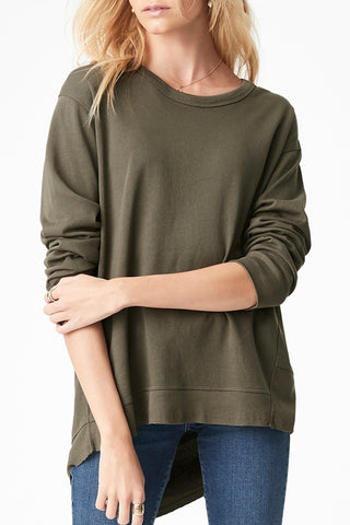 Dylan LS Utility Khaki Green Sweat WW Sweatshirt Mavi   