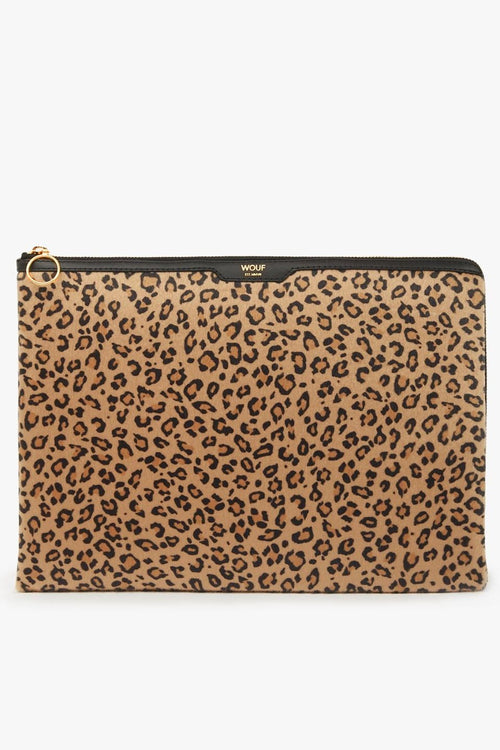 Laptop Sleeve Fancy Safari Tan Leopard 13 Inch ACC Bags - Wallets+Straps Cosmetic Laptop Ph cases Wouf   