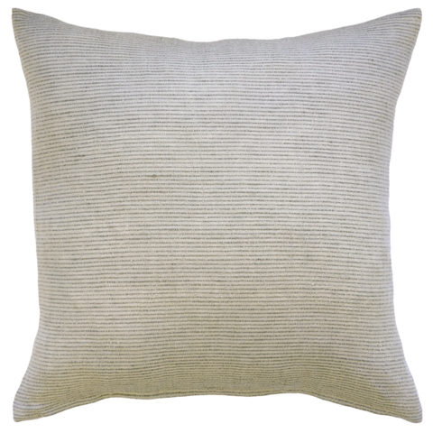 Sandridge Khaki Feather Filled 100% Linen Cushion 50x50cm HW Cushions Mulberi   