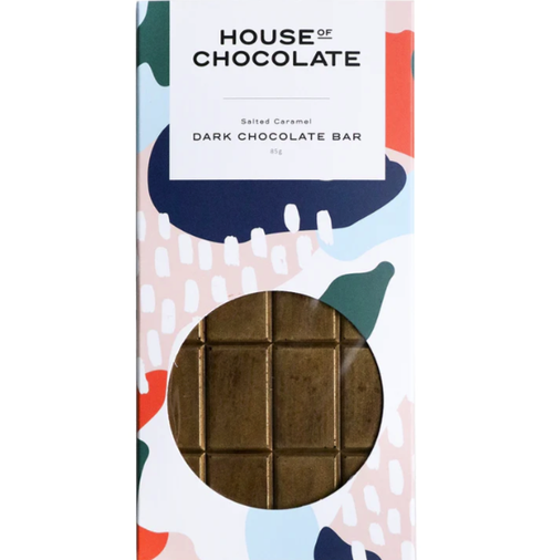 Liquid Salted Caramel Dark Chocolate Bar HW Food & Drink House of Chocolate   