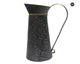 Galvanised Black Jug 40cm