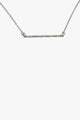 Sparkle Bar Necklace Silver EOL