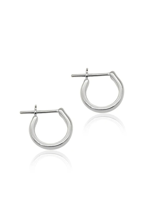 Staple Hoop Earring Sterling Silver ACC Jewellery Linda Tahija   