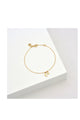 Star & Moon Bracelet Sterling Silver 14K Gold Plated