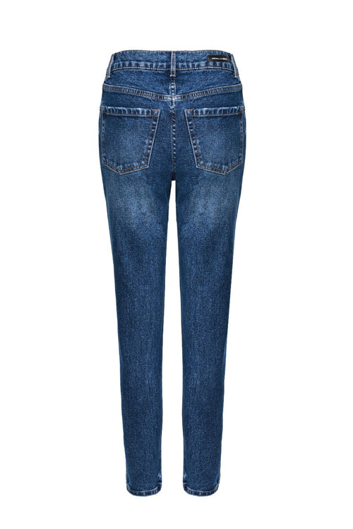 Stella Mid Blue Slim Leg Denim Jean WW Jeans Among the Brave   