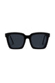 Sunday's Best Oversized Black Thick Framed Sunglasses with Black Lens