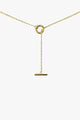 Thread Bar Necklace Gold EOL