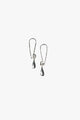 Teardrop Sterling Silver Hook Earrings