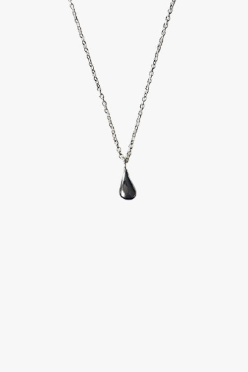 Teardrop Sterling Silver Necklace ACC Jewellery Audrey Loves Ruby   