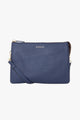 Tilly's Big Sis Crossbody Navy Leather Large Clutch