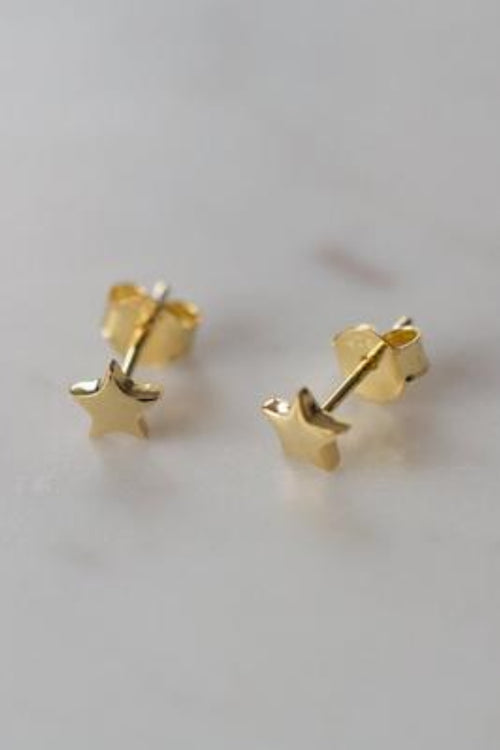 Twinkle Star Stud Earrings Gold ACC Jewellery Sophie   