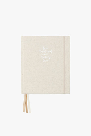 Two Thousand and Twenty Two Oat Weekly Planner HW Stationery - Journal, Notebook, Planner Emma Kate   