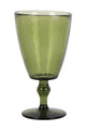 Vitro Olive Green Wine Glass 9cmDiax16cmH